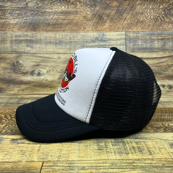 Buffalo Bills Mens Trucker Hat Black Snapback Silence Of The Lambs Horror Movie - Picture 3 of 7